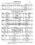 Greenfields — sheet music preview, arranged by Connie Kash