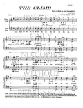The Climb — sheet music preview, arranged by June Dale