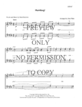 Humbug! — sheet music preview, arranged by Jean Flinn