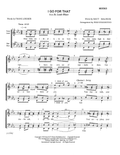 I Go For That — sheet music preview, arranged by Joan D 'Agostino