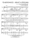 Flashdance, What A Feeling — sheet music preview, arranged by Elaine Gain