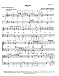 Skylark — sheet music preview, arranged by June Berg