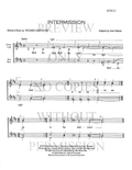 Intermission — sheet music preview, arranged by Avis Fellows