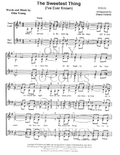 The Sweetest Thing (I've Ever Known) — sheet music preview, arranged by Dianne Goldrick