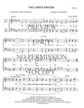 The Lord's Prayer — sheet music preview, arranged by Peg Millard