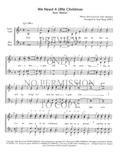 We Need A Little Christmas — sheet music preview, arranged by June Berg