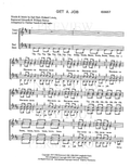 Get A Job — sheet music preview, arranged by Charlene Yazurlo
