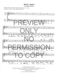 Mary, Mary Aka Mary Rock — sheet music preview, arranged by Charlene Yazurlo