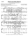 348 Medley - Pirate Seaside Medley/By The Beautiful Sea — sheet music preview, arranged by Carolyn Johnson