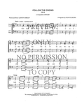 Follow The Crowd — sheet music preview, arranged by Joan D 'Agostino