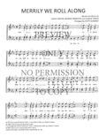 Merrily We Roll Along — sheet music preview, arranged by Patricia Godfrey