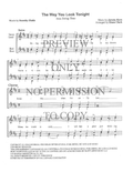 The Way You Look Tonight — sheet music preview, arranged by Diane Clark