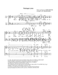 Perhaps Love — sheet music preview, arranged by Charlotte Rubio
