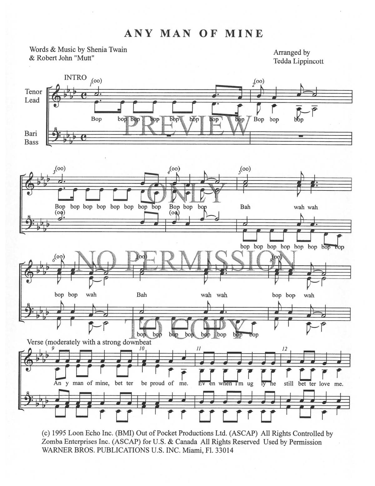 Good Vibrations — sheet music preview, arranged by Elaine Gain