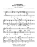 White Christmas — sheet music preview, arranged by Joan D 'Agostino