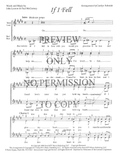 If I Fell — sheet music preview, arranged by Carolyn Schmidt