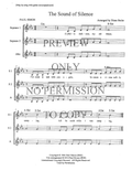 The Sound Of Silence — sheet music preview, arranged by Diane Butler