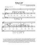 Bridge Of Light — sheet music preview, arranged by June Berg