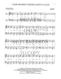 I Saw Mommy Kissing Santa Claus — sheet music preview, arranged by Hilary Allen