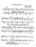 Hallelujah — sheet music preview, arranged by June Dale