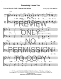 Somebody Loves You — sheet music preview, arranged by Janice Wheeler