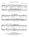 Don't Stop Me Now — sheet music preview, arranged by Kathleen McMillan