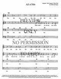 All Of Me — sheet music preview, arranged by Sofia de Rama