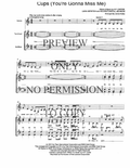 Cups (You're Gonna Miss Me) — sheet music preview, arranged by Jenna Kellas