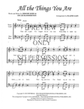All The Things You Are — sheet music preview, arranged by Elaine Gain