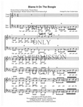 Blame It On The Boogie — sheet music preview, arranged by Jean Kane