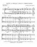 A Holly Jolly Christmas — sheet music preview, arranged by Tedda Lippincott