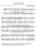 Somewhere — sheet music preview, arranged by Tedda Lippincott