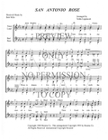 San Antonio Rose — sheet music preview, arranged by Tedda Lippincott