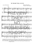 My Heart Will Go On ("Titanic" Love Theme) — sheet music preview, arranged by Tedda Lippincott