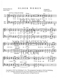 Older Women — sheet music preview, arranged by Tedda Lippincott