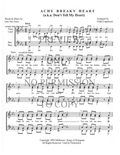 Achy Breaky Heart — sheet music preview, arranged by Tedda Lippincott