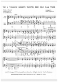 Tie A Yellow Ribbon Round The Ole Oak Tree — sheet music preview, arranged by Tedda Lippincott