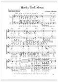 Honky Tonk Moon — sheet music preview, arranged by Anna Maria Parker
