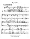 Sugar Blues — sheet music preview, arranged by Anna Maria Parker