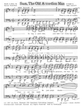 Sam, The Old Accordian Man — sheet music preview, arranged by Tedda Lippincott