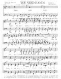 You Need Hands — sheet music preview, arranged by Tedda Lippincott