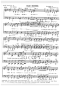Old Bones — sheet music preview, arranged by Tedda Lippincott