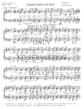 Something In Red — sheet music preview, arranged by Tedda Lippincott