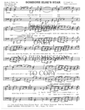 Someone Else's Star — sheet music preview, arranged by Tedda Lippincott