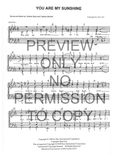 You Are My Sunshine — sheet music preview, arranged by Vicki Uhr