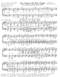 The Music Of The Night — sheet music preview, arranged by Tedda Lippincott