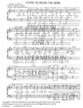 Come In From The Rain — sheet music preview, arranged by Jo Lund