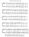 Find Out What They Like — sheet music preview, arranged by Jo Lund