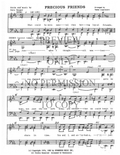 Precious Friends — sheet music preview, arranged by Tedda Lippincott