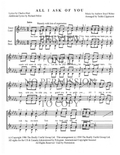 All I Ask Of You — sheet music preview, arranged by Tedda Lippincott